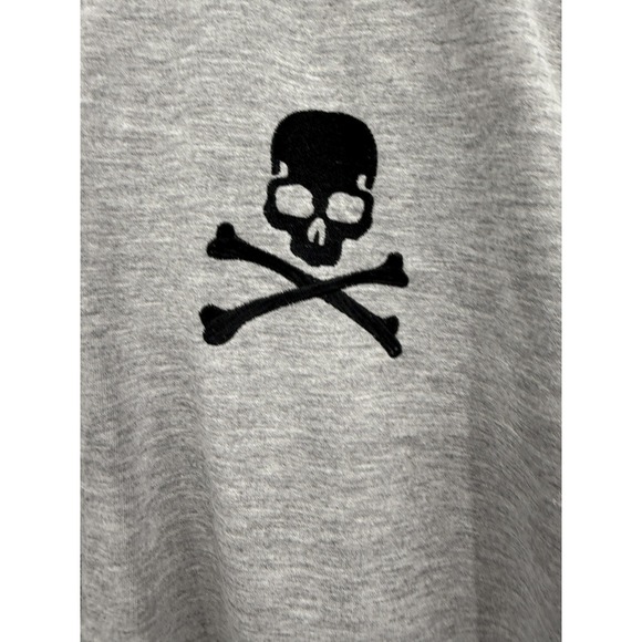 Philipp Plein Homme Sweatshirt Mens 2XL Full Zip Skull Crossbones Zip Pocket - Picture 3 of 12